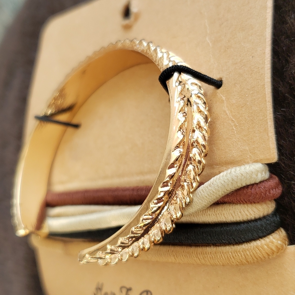 Francesca Bracelet hair tie combo set